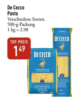 Galeria Markthalle De Cecco Pasta Angebot