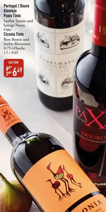 Galeria Markthalle Alentejo Paxis Tinto o. Ciconia Tinto Angebot