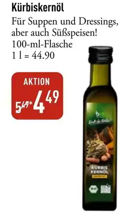 Galeria Markthalle bio ZENTRALE Kürbiskernöl Angebot