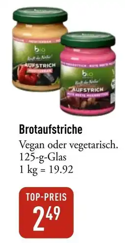 Galeria Markthalle bio ZENTRALE Brotaufstriche Angebot