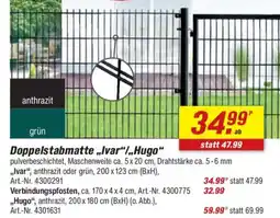 toom Baumarkt Doppelstabmatte „Ivar"/,,Hugo" Angebot