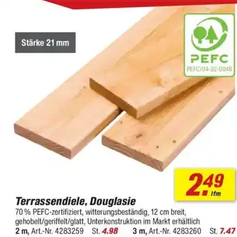 toom Baumarkt Terrassendiele, Douglasie Angebot