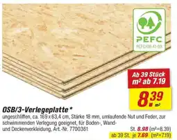 toom Baumarkt OSB/3-Verlegeplatte Angebot