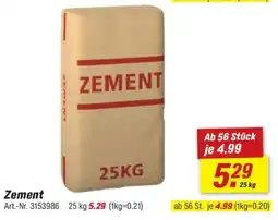 toom Baumarkt Zement Angebot