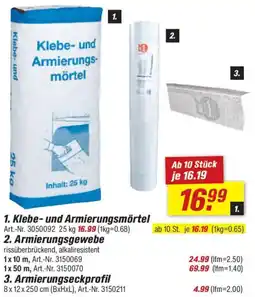 toom Baumarkt Klebe- und Armierungsmörtel Angebot