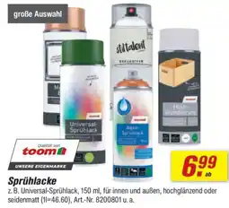 toom Baumarkt toom Sprühlacke Angebot