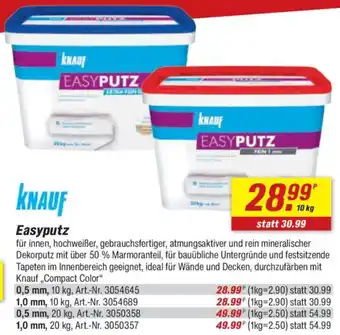 toom Baumarkt KNAUF Easyputz 0.5 mm Angebot
