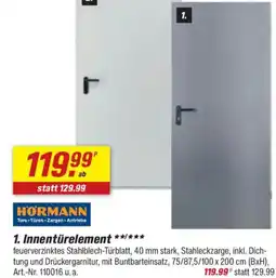 toom Baumarkt HORMANN Innentürelement Angebot