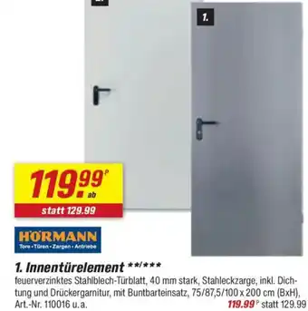 toom Baumarkt HORMANN Innentürelement Angebot