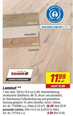 toom Baumarkt Laminat Angebot