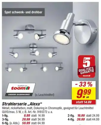 toom Baumarkt Strahlerserie ,,Alexa" Angebot