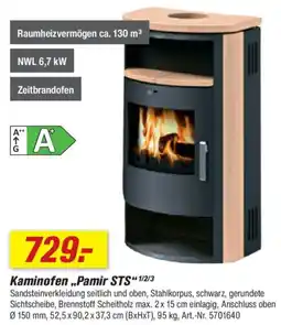 toom Baumarkt Kaminofen „Pamir STS" Angebot