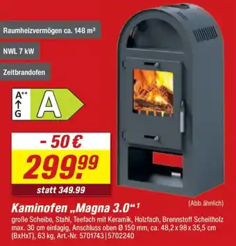 toom Baumarkt Kaminofen ,,Magna 3.0" Angebot