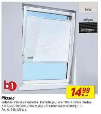 toom Baumarkt b1 Plissee Angebot