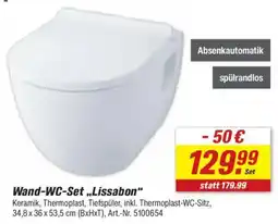 toom Baumarkt Wand-WC-Set ,,Lissabon" Angebot