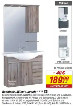 toom Baumarkt Badblock ,,Wien“/„Jesolo" Angebot