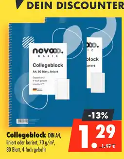 Mäc Geiz Collegeblock Angebot