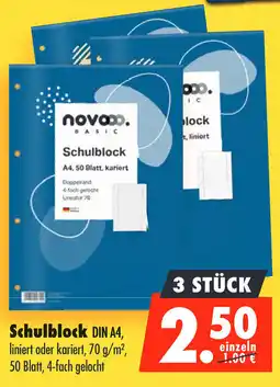 Mäc Geiz Schulblock Angebot