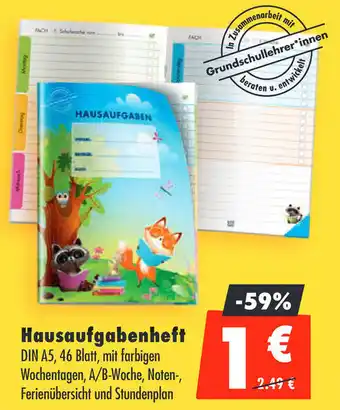 Mäc Geiz Hausaufgabenheft Angebot
