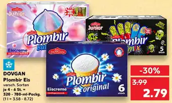 Kaufland DOVGAN Plombir Eis Angebot