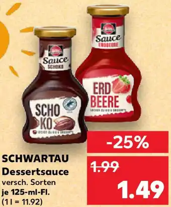 Kaufland SCHWARTAU Dessertsauce Angebot