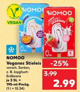 Kaufland NOMOO Veganes Stieleis Angebot