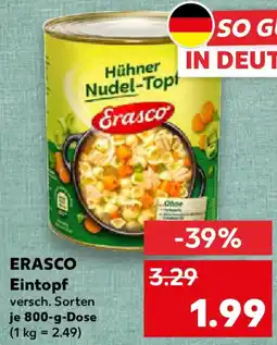 Kaufland ERASCO Eintopf Angebot