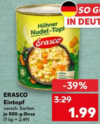 Kaufland ERASCO Eintopf Angebot