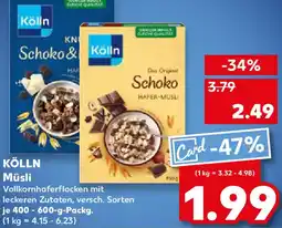 Kaufland KÖLLN Müsli Angebot