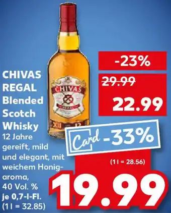 Kaufland CHIVAS REGAL Blended Scotch Whisky Angebot