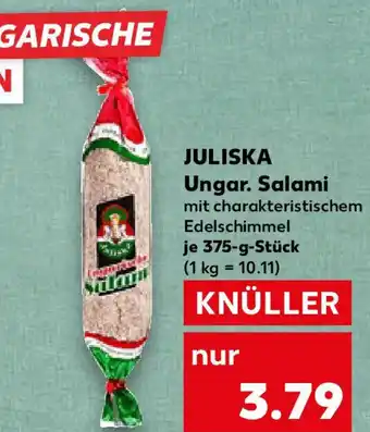 Kaufland JULISKA Ungar. Salami Angebot