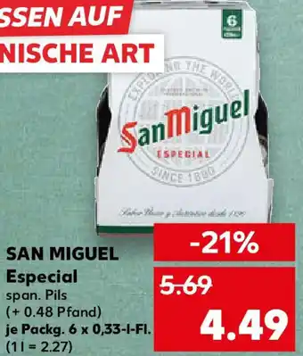Kaufland SAN MIGUEL Especial Angebot