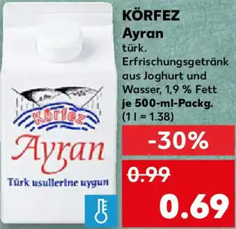 Kaufland KÖRFEZ Ayran Angebot