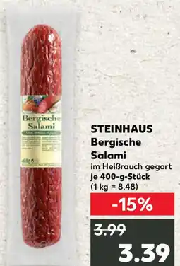 Kaufland STEINHAUS Bergische Salami Angebot