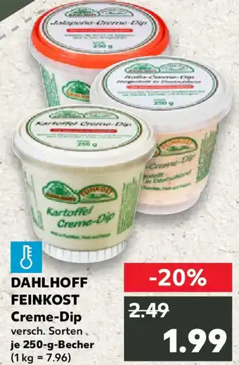 Kaufland DAHLHOFF FEINKOST Creme-Dip Angebot