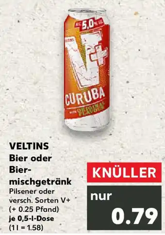Kaufland VELTINS Bier oder Biermischgetränk Angebot