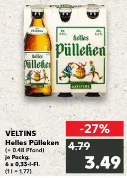 Kaufland VELTINS Helles Pülleken Angebot