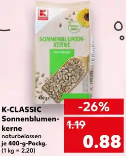 Kaufland K-CLASSIC Sonnenblumenkerne Angebot