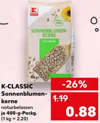 Kaufland K-CLASSIC Sonnenblumenkerne Angebot