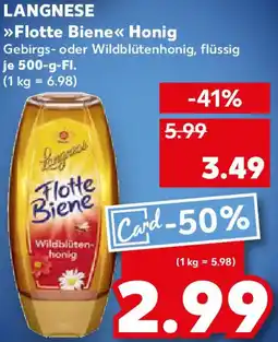 Kaufland LANGNESE Flotte Biene Honig Angebot