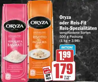 HIT Oryza oder Reis-Fit Reis-Spezialitäten Angebot