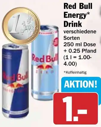 HIT Red Bull Energy Drink Angebot
