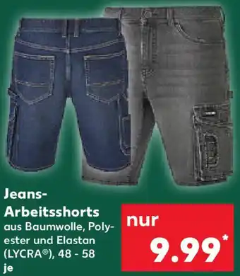 Kaufland Jeans Arbeitsshorts Angebot