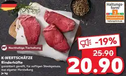 Kaufland K-WERTSCHÄTZE Rinderhüfte Angebot