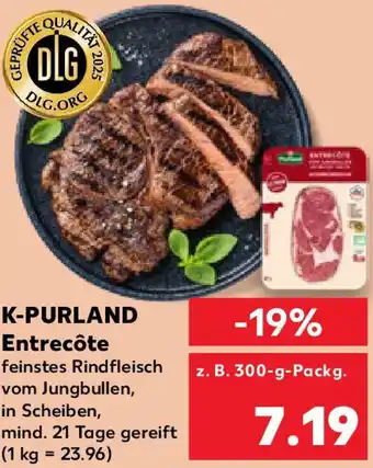 Kaufland K-PURLAND Entrecôte Angebot