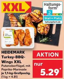 Kaufland HEIDEMARK Turkey-BBQ Wings XXL Angebot