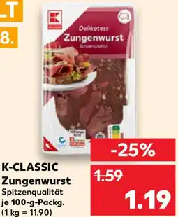 Kaufland K-CLASSIC Zungenwurst Angebot