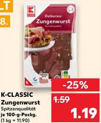 Kaufland K-CLASSIC Zungenwurst Angebot