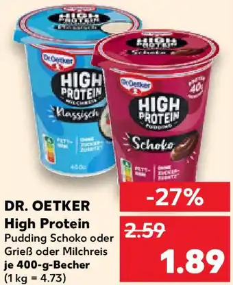 Kaufland DR. OETKER High Protein Angebot