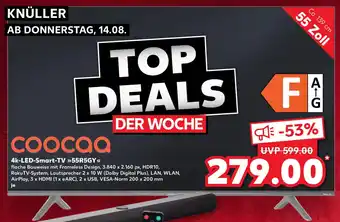 Kaufland Coocaa 4k-LED-Smart-TV 55R5GY Angebot